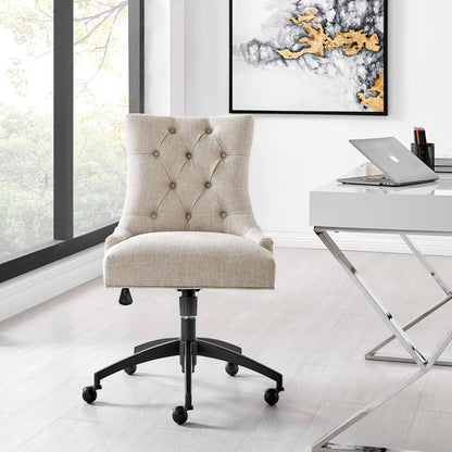 Regent Tufted Fabric Office Chair by Furniture for America