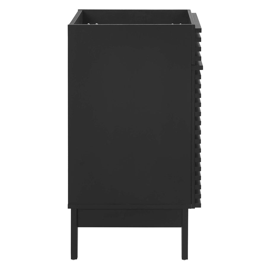 Vera 24" Bathroom Vanity Cabinet (Sink Basin Not Included) in Black