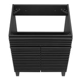 Vera 24" Bathroom Vanity Cabinet (Sink Basin Not Included) in Black