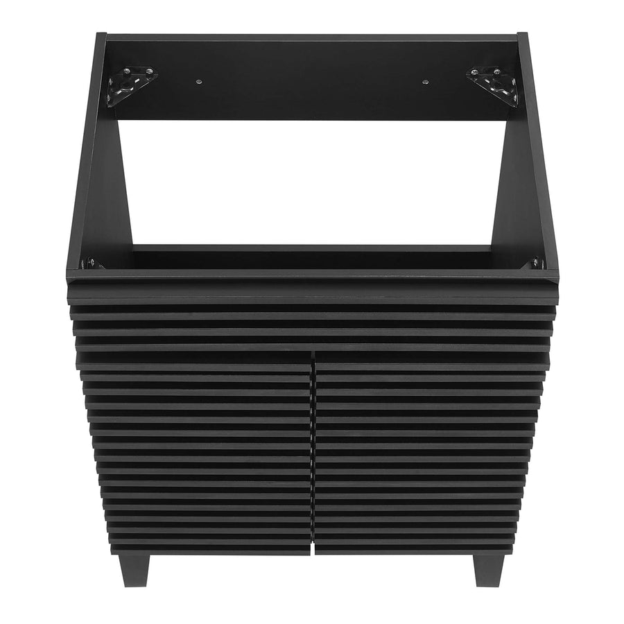 Vera 24" Bathroom Vanity Cabinet (Sink Basin Not Included) in Black