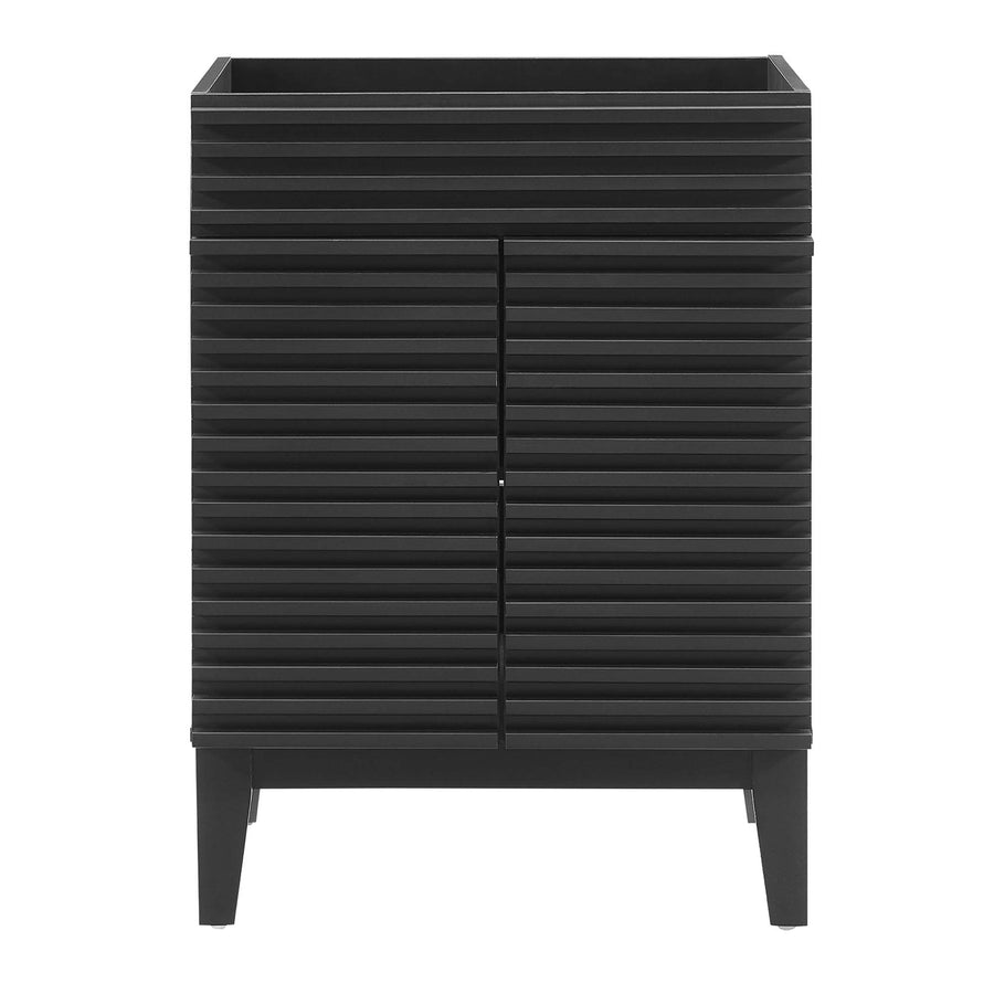 Vera 24" Bathroom Vanity Cabinet (Sink Basin Not Included) in Black
