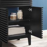 Vera 24" Bathroom Vanity Cabinet (Sink Basin Not Included) in Black