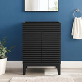 Vera 24" Bathroom Vanity Cabinet (Sink Basin Not Included) in Black