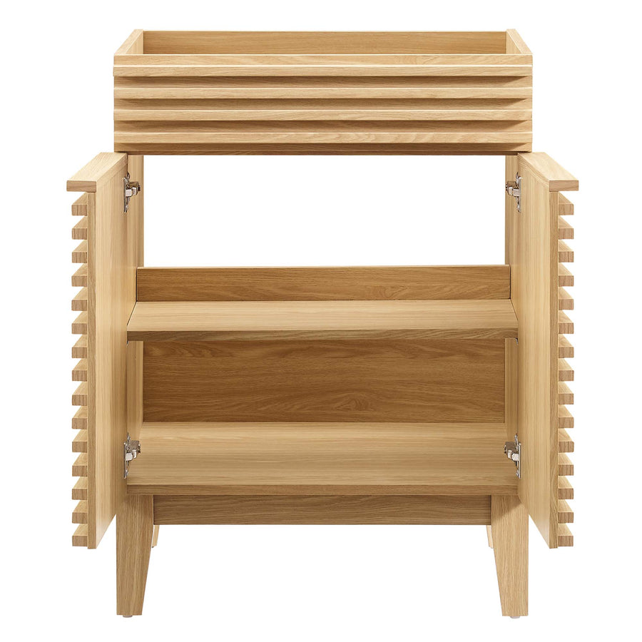 Vera 24" Bathroom Vanity Cabinet (Sink Basin Not Included) in Oak