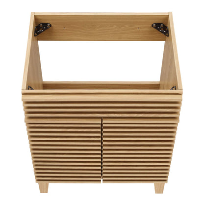 Render 24" Bathroom Vanity Cabinet (Sink Basin Not Included) by Furniture For America