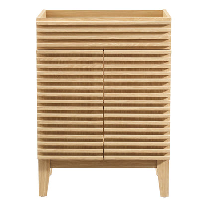 Render 24" Bathroom Vanity Cabinet (Sink Basin Not Included) by Furniture For America