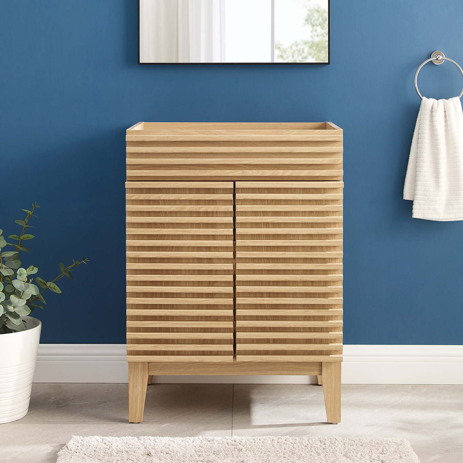 Vera 24" Bathroom Vanity Cabinet (Sink Basin Not Included) in Oak
