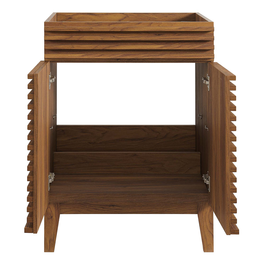 Vera 24" Bathroom Vanity Cabinet (Sink Basin Not Included) in Walnut