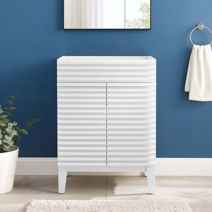 Vera 24" Bathroom Vanity Cabinet (Sink Basin Not Included) in White