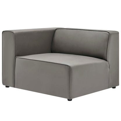 Mingle Vegan Leather Left-Arm Chair by Furniture For America