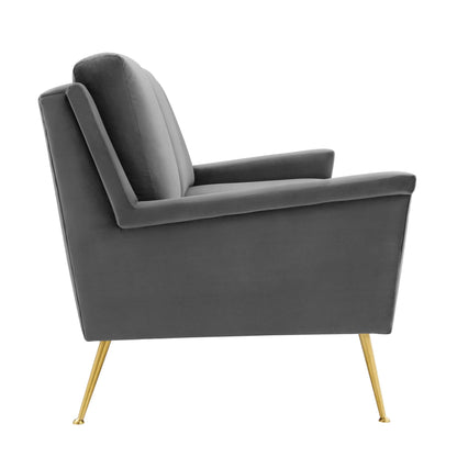 Chesapeake Performance Velvet Sofa by Furniture for America