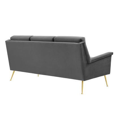 Chesapeake Performance Velvet Sofa by Furniture for America