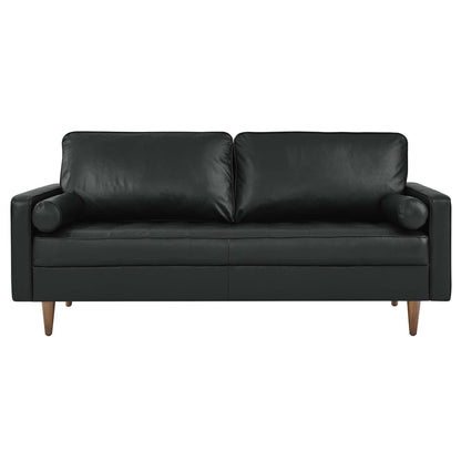 Valour Leather Sofa by Furniture for America