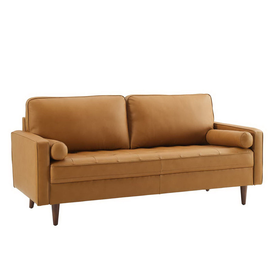 Aragonez Leather Sofa in Tan