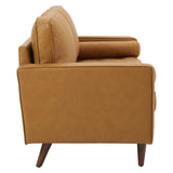 Aragonez Leather Sofa in Tan