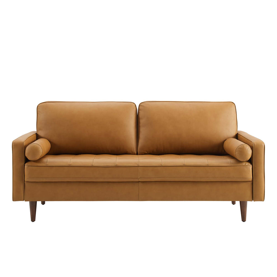 Aragonez Leather Sofa in Tan