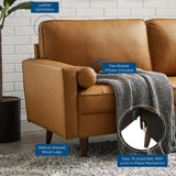 Aragonez Leather Sofa in Tan