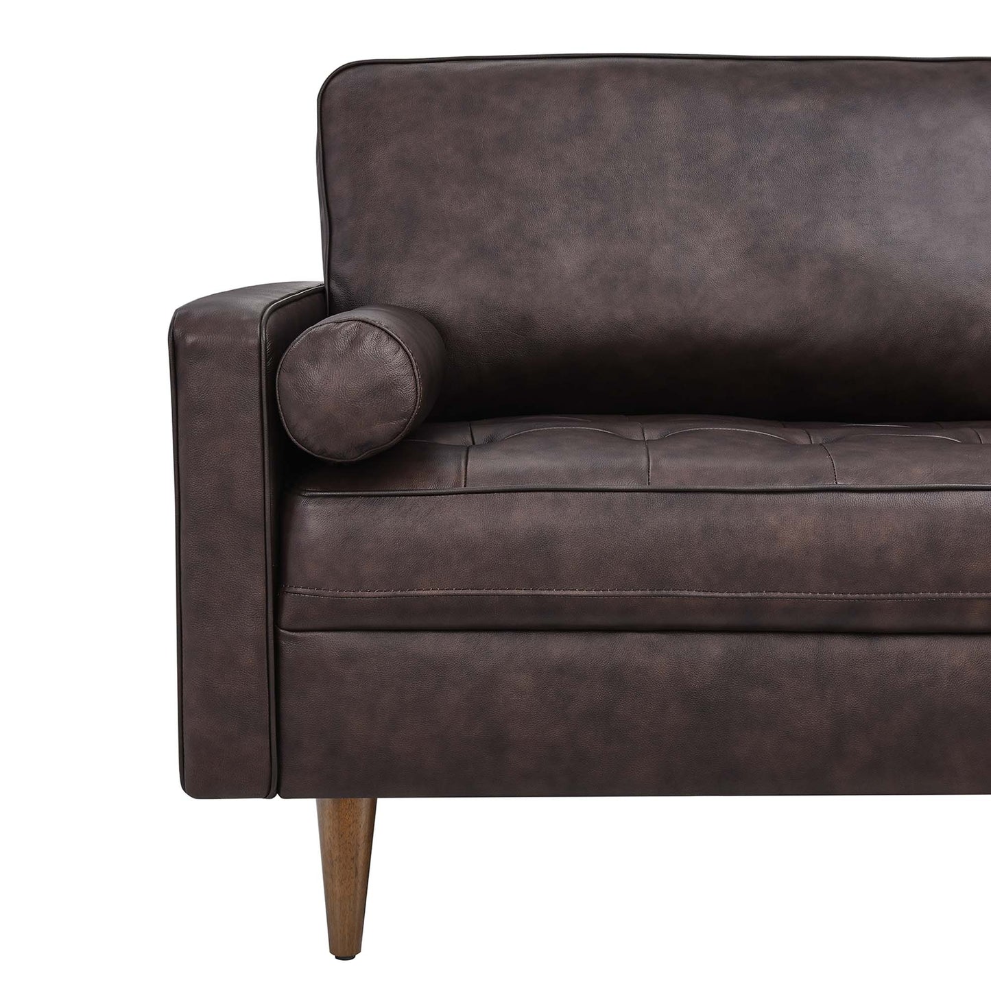 Valour 81" Leather Sofa by Furniture for America