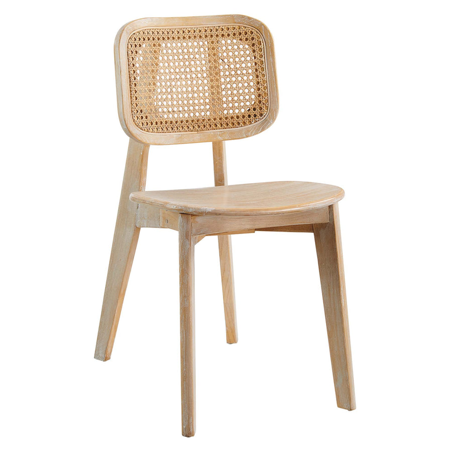 Lucian Wood Dining Side Chair in Gray