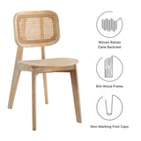 Lucian Wood Dining Side Chair in Gray