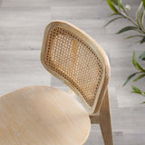 Lucian Wood Dining Side Chair in Gray