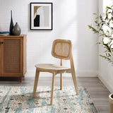 Lucian Wood Dining Side Chair in Gray