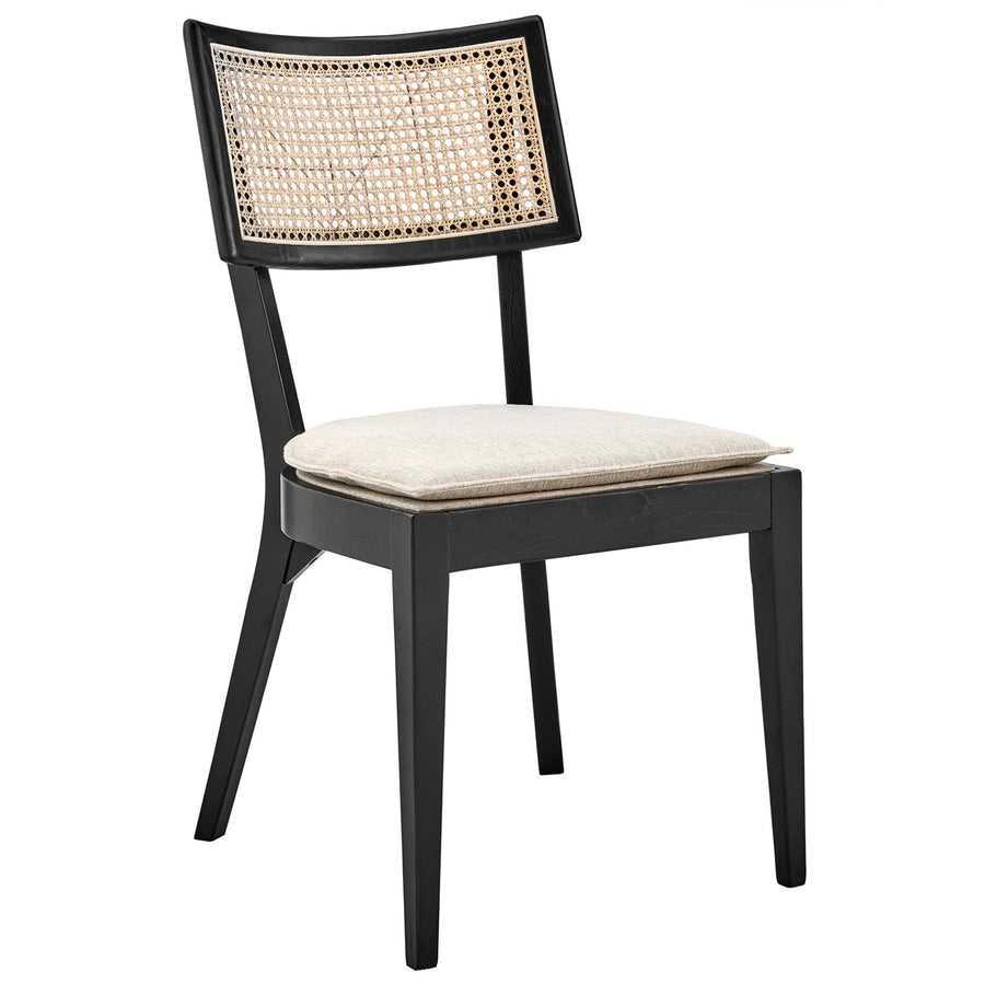 Bough Wood Dining Chair in Black Beige