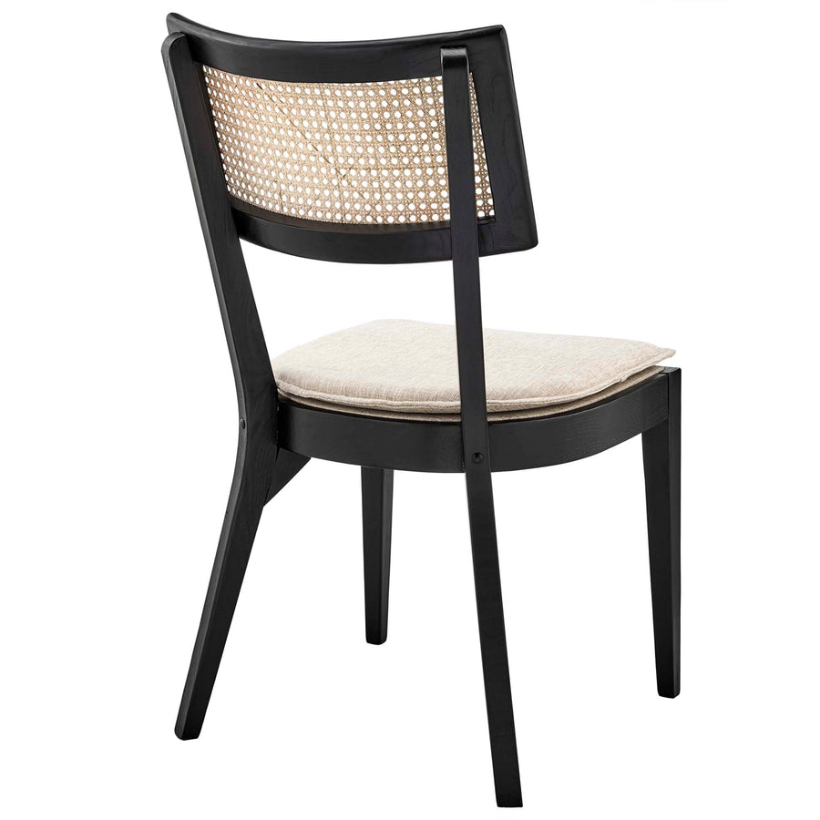 Bough Wood Dining Chair in Black Beige