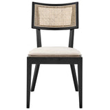 Bough Wood Dining Chair in Black Beige