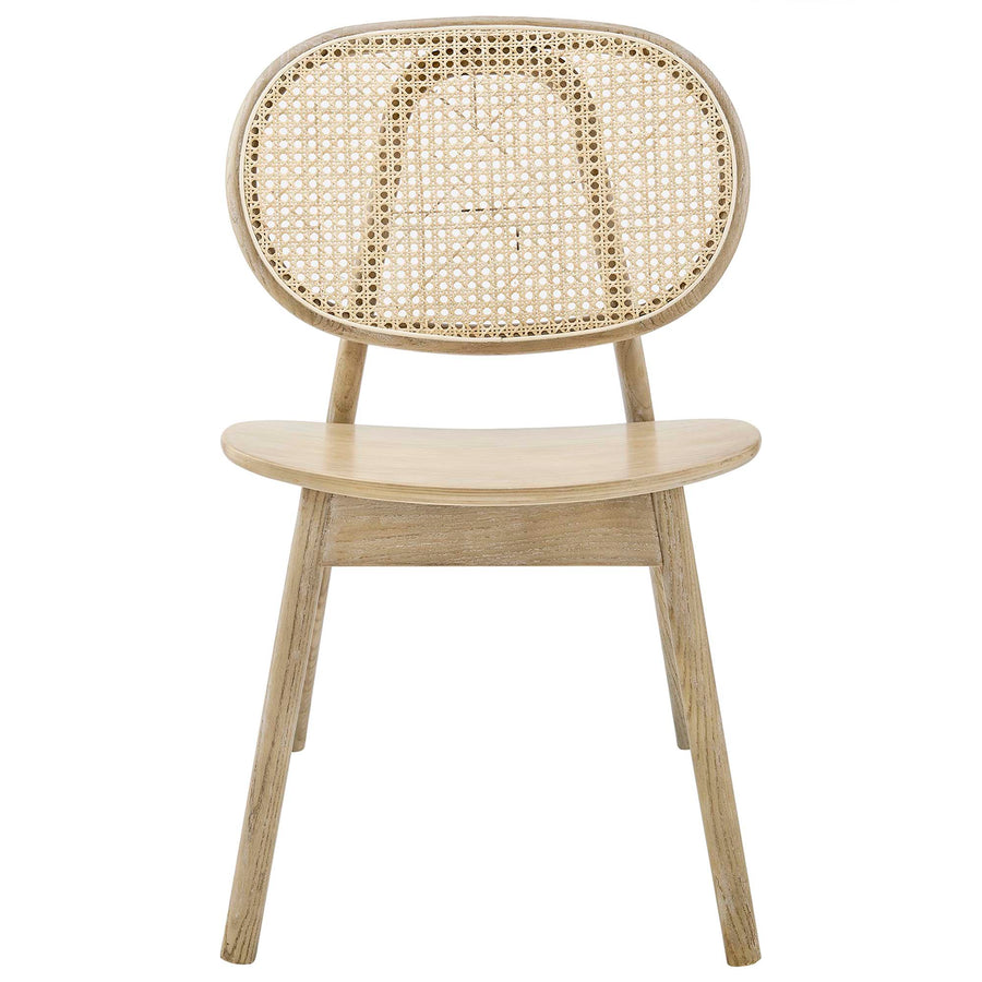 Ivor Wood Dining Side Chair in Gray