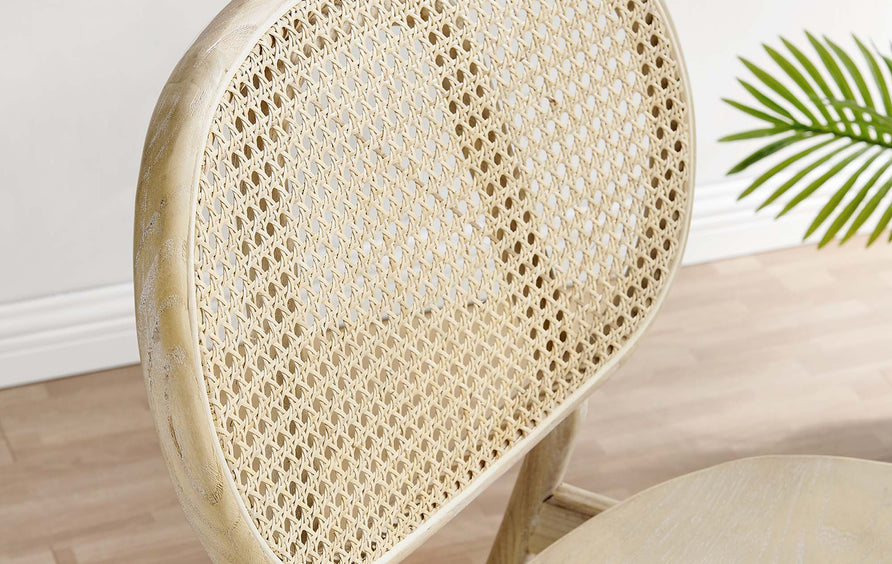 Ivor Wood Dining Side Chair in Gray