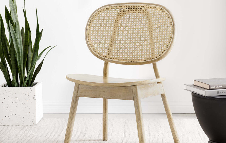 Ivor Wood Dining Side Chair in Gray