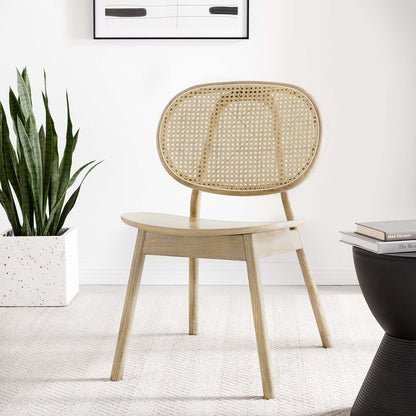 Malina Wood Dining Side Chair by Furniture For America