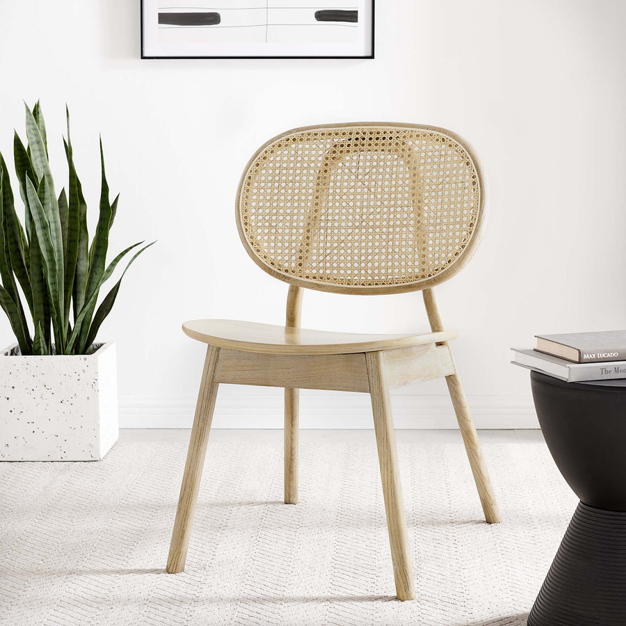 Ivor Wood Dining Side Chair in Gray