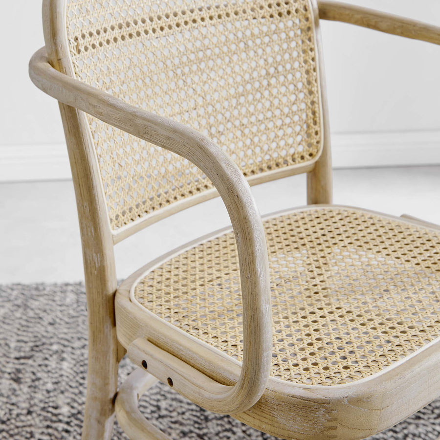 Malvasia Wood Dining Chair in Gray