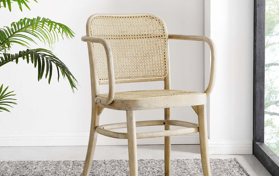 Malvasia Wood Dining Chair in Gray
