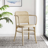 Malvasia Wood Dining Chair in Gray