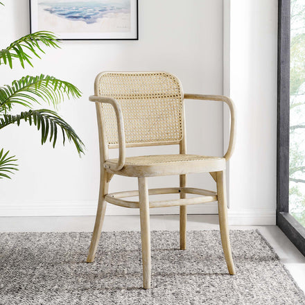 Winona Wood Dining Chair in Gray