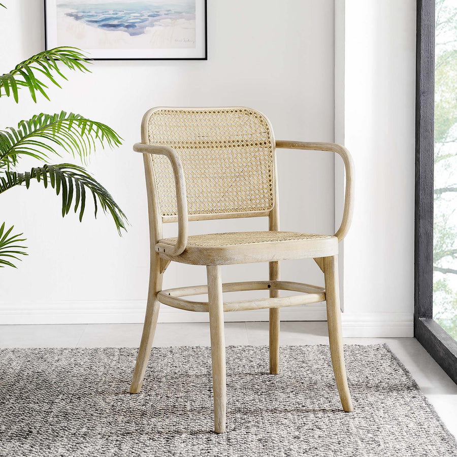 Malvasia Wood Dining Chair in Gray