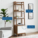 Finch 21" Bookshelf in Walnut White