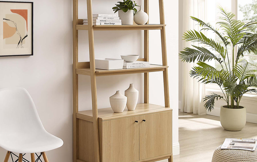 Finch 33" Bookshelf in Oak
