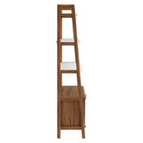 Finch 33" Bookshelf in Walnut White