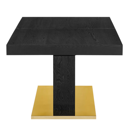 Vector Expandable Dining Table in Black Gold