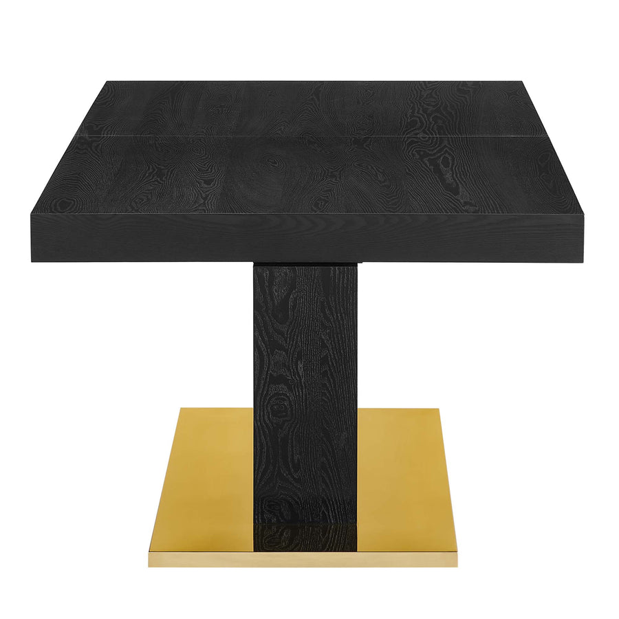 Kalmar Expandable Dining Table in Black Gold