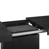 Kalmar Expandable Dining Table in Black Gold