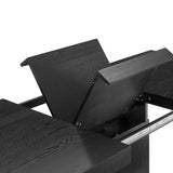 Kalmar Expandable Dining Table in Black Gold