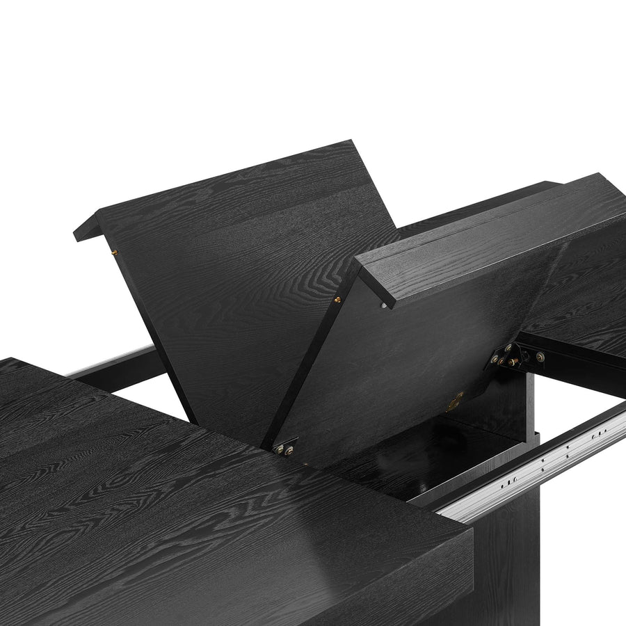 Kalmar Expandable Dining Table in Black Gold