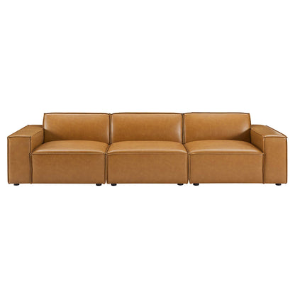 Restore 3-Piece Vegan Leather Sofa by Furniture for America