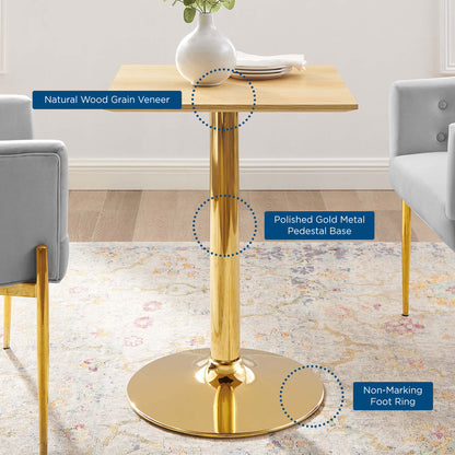 Verne 24" Square Dining Table by Furniture For America