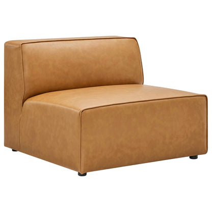 Mingle 3-Piece Vegan Leather Sectional Sofa by Furniture for America